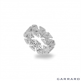 Garrard White Gold Diamond Cross Full Eternity Ring